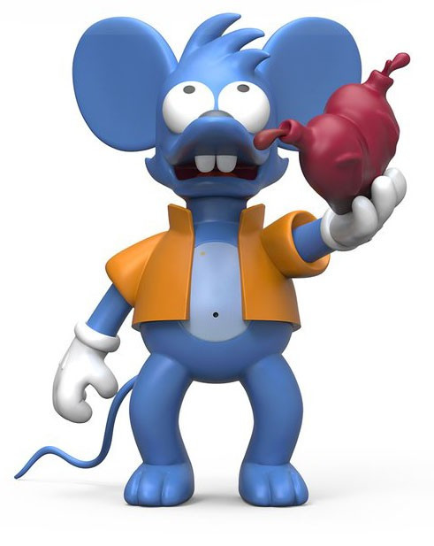 Simpsons Mouse The Simpsons Itchy Scratchy 7 Medium Vinyl Figure Kidrobot - ToyWiz