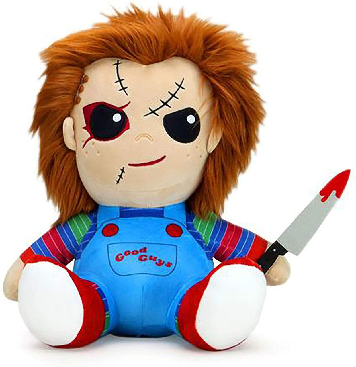 Childs Play Phunny Chucky 16 Plush Hugme Vibrates Kidrobot Toywiz - childs play phunny chucky 16 plush bloody chucky shirt roblox Childs Play Phunny Chucky 16 Plush Hugme Vibrates Kidrobot Toywiz - bloody chucky shirt roblox