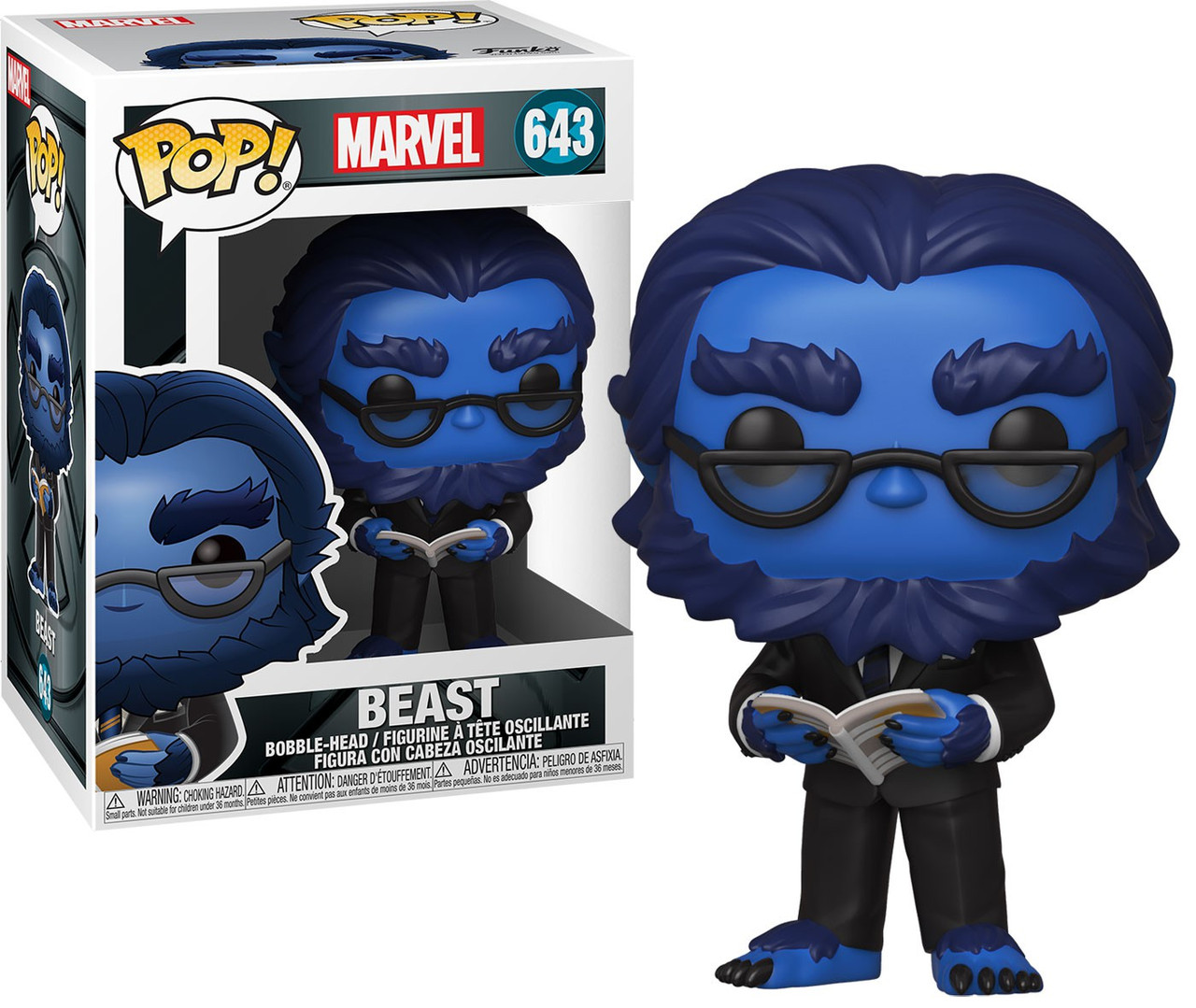 Funko Marvel X-Men 20th POP Marvel Beast Vinyl Figure 643 - ToyWiz