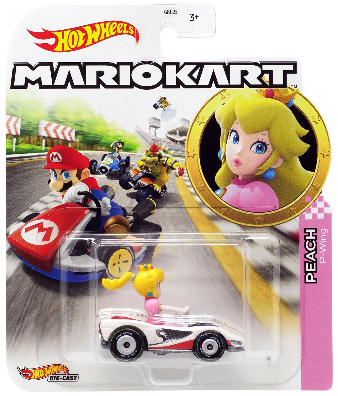 mario kart hot wheels peach