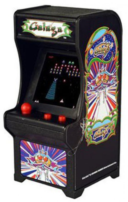 Tiny Arcade Galaga 4 Micro Video Game Cabinet Super Impulse Toywiz