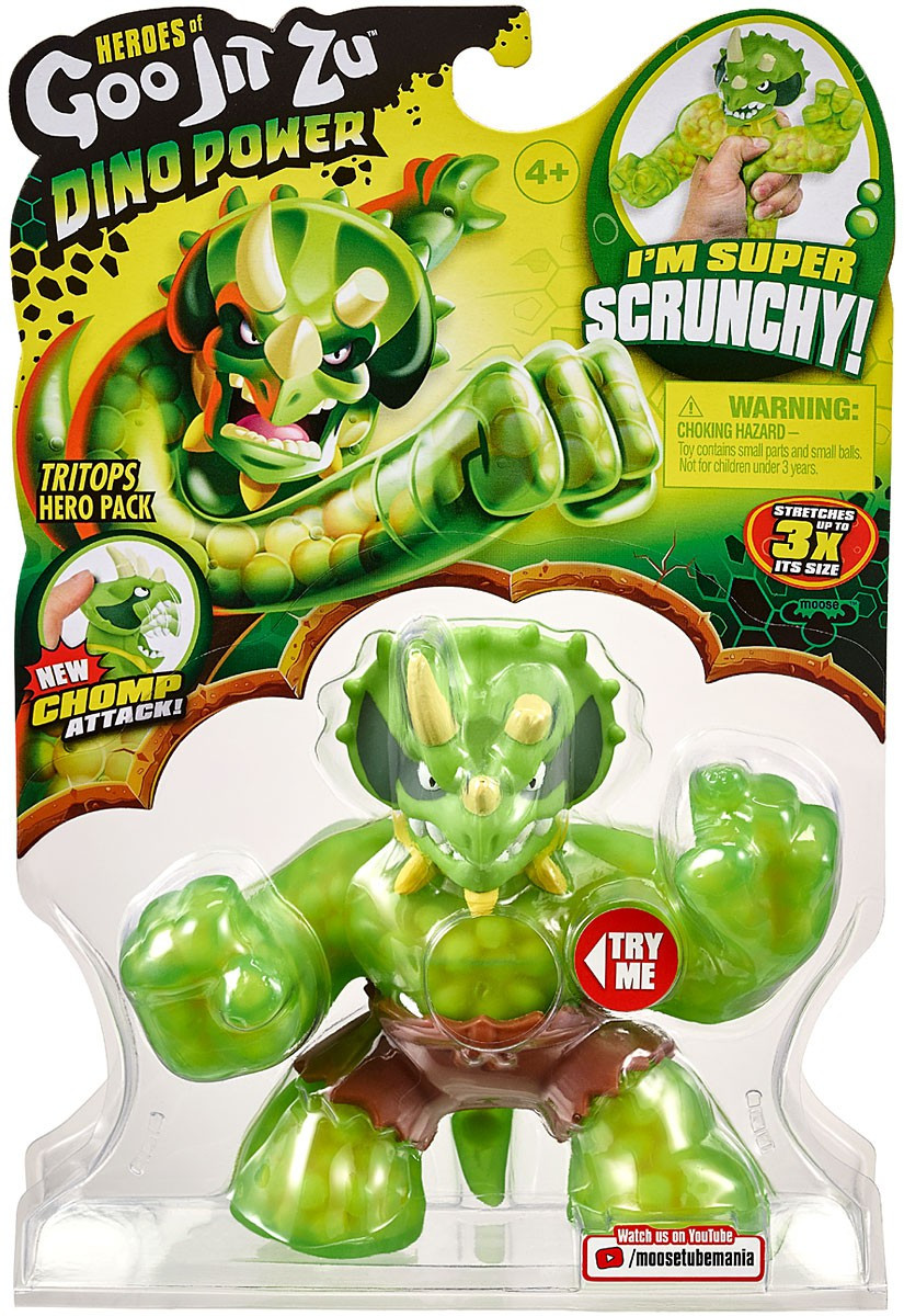 Heroes of Goo Jit Zu Dino Power Series 3 Tritops the Triceratops