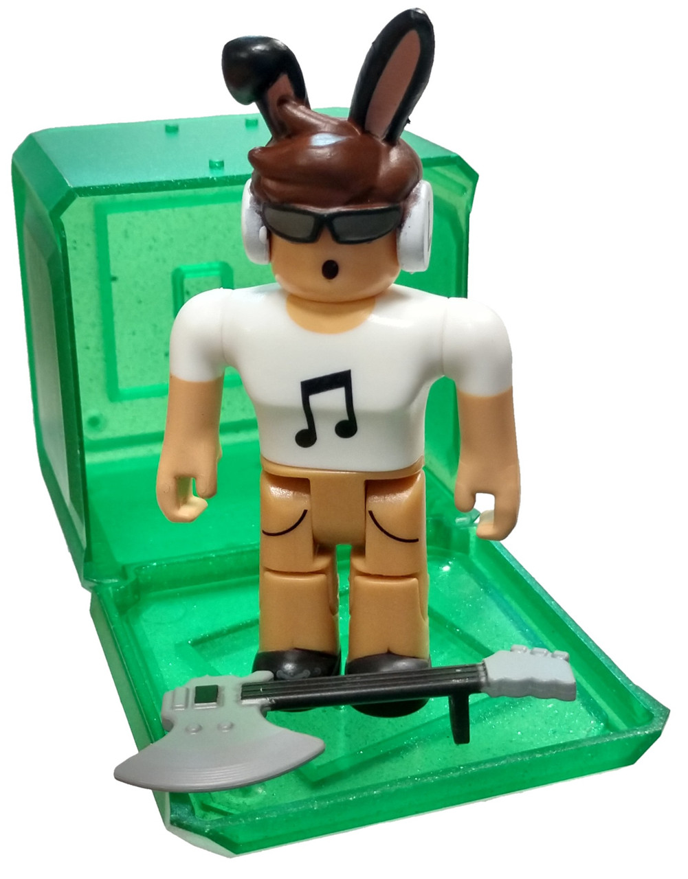 Roblox Celebrity Collection Series 4 Nojustethan 3 Mini Figure With Green Cube And Online Code Loose Jazwares Toywiz - roblox series 4 codes