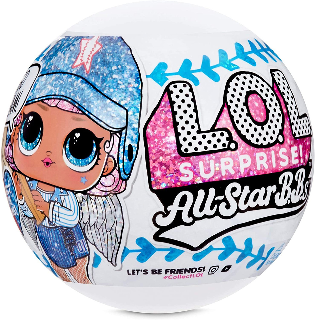 LOL Surprise All Stars BBs Series 1 Baseball Lucky Stars Mystery Pack BLUE  Team, 1 RANDOM Figure MGA Entertainment - ToyWiz