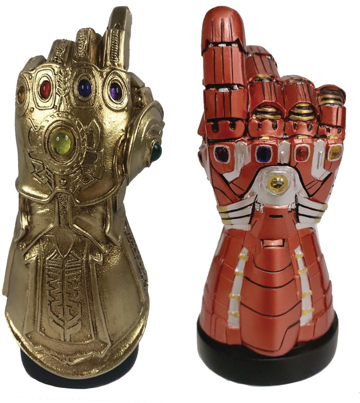 Marvel Avengers Infinity War Thanos Infinity Gauntlet Nano Gauntlet Exclusive Desk Monument 2 Pack Surreal Entertainment Toywiz - roblox nano gauntlet x roblox id codes