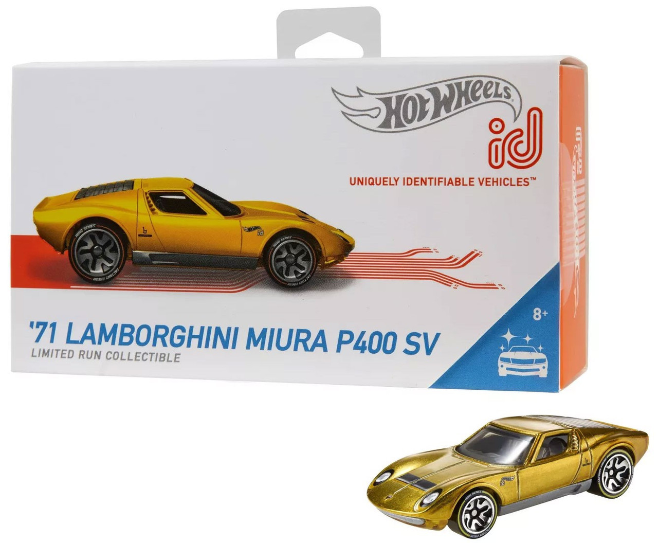 Hot Wheels ID 71 Lamborghini Miura P400 SV 164 Diecast Car Mattel