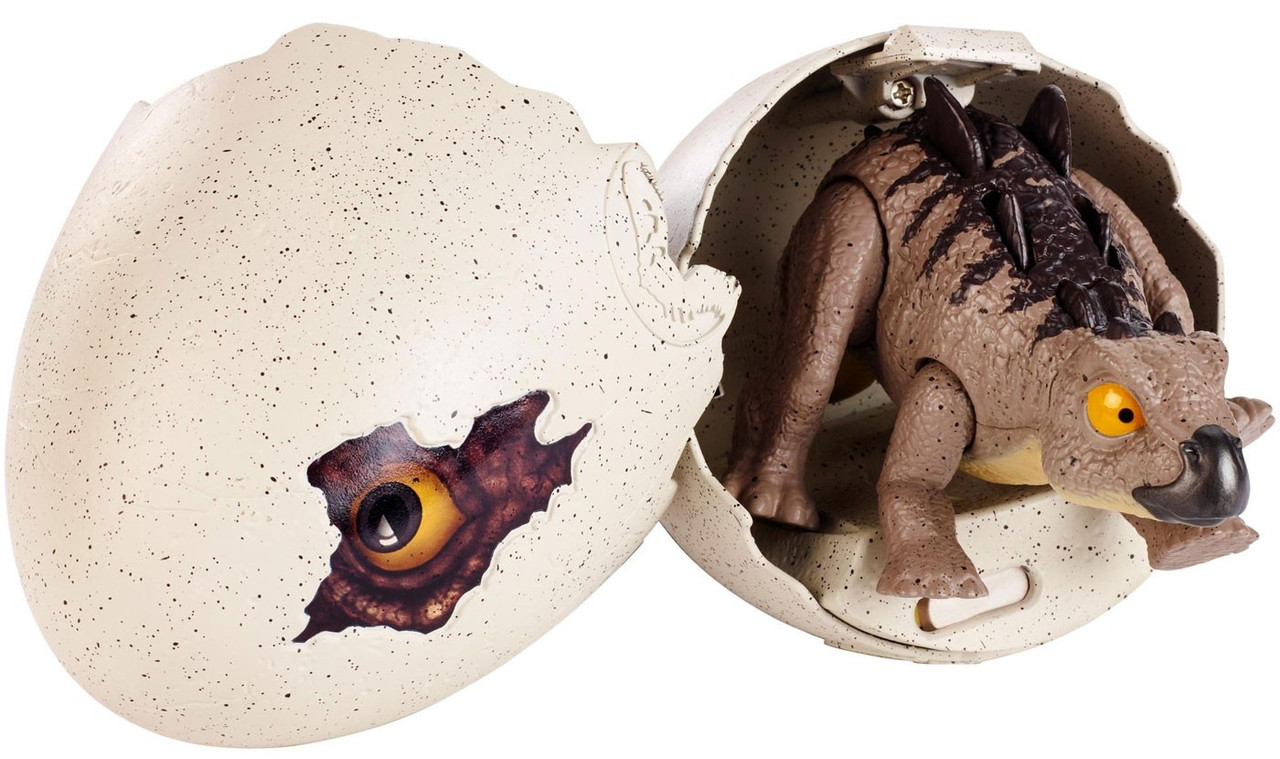 Jurassic World Dino Rivals Hatch N Play Dino Stegosaurus Action