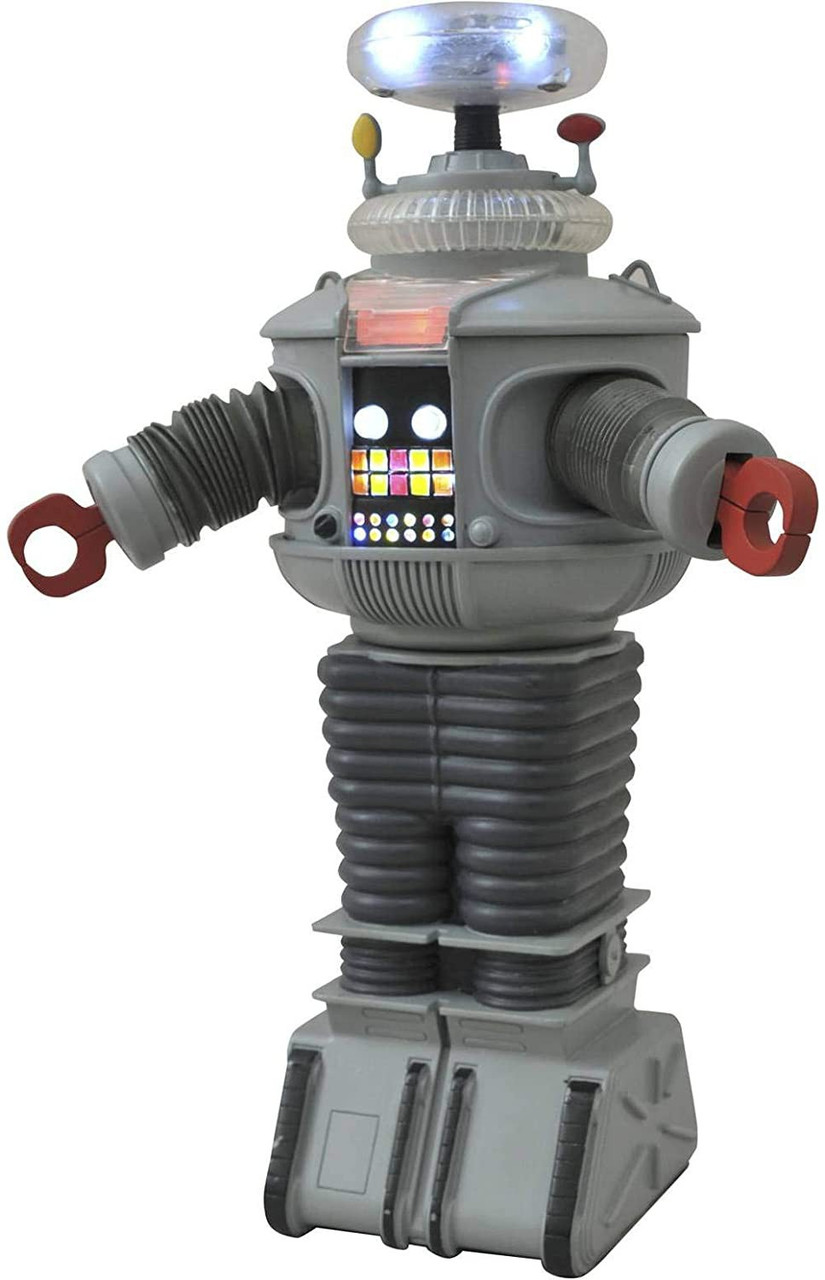 Lost in Space Electronic B-9 Robot 10 Action Figure Lights Sounds