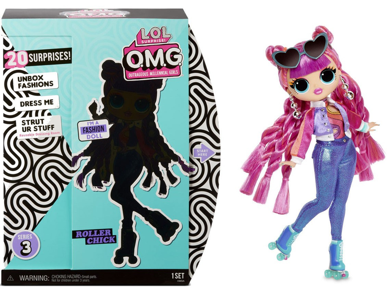 Lol Surprise Omg Series 3 Roller Chick Fashion Doll Mga Entertainment Toywiz