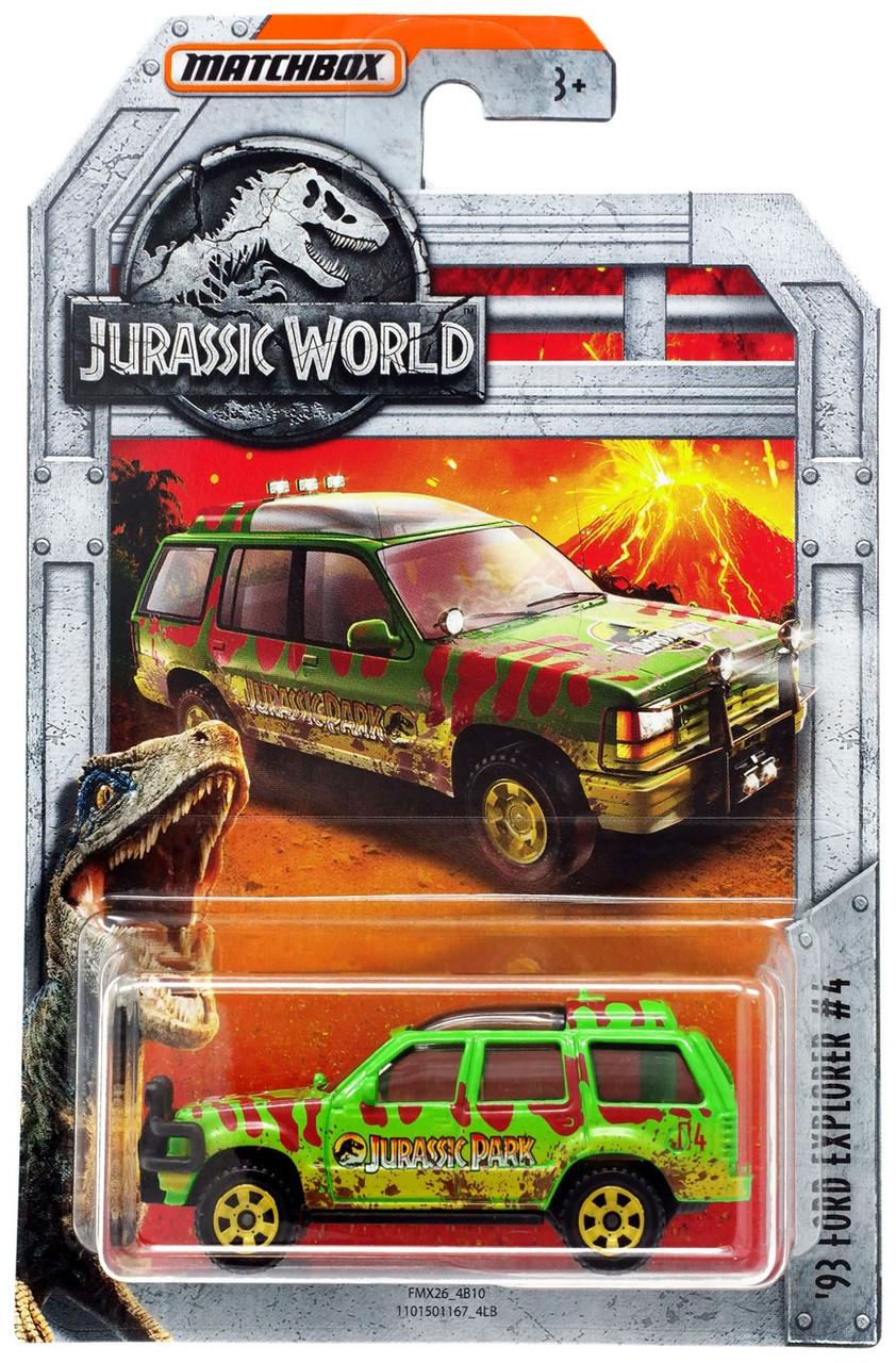 ford explorer jurassic park matchbox