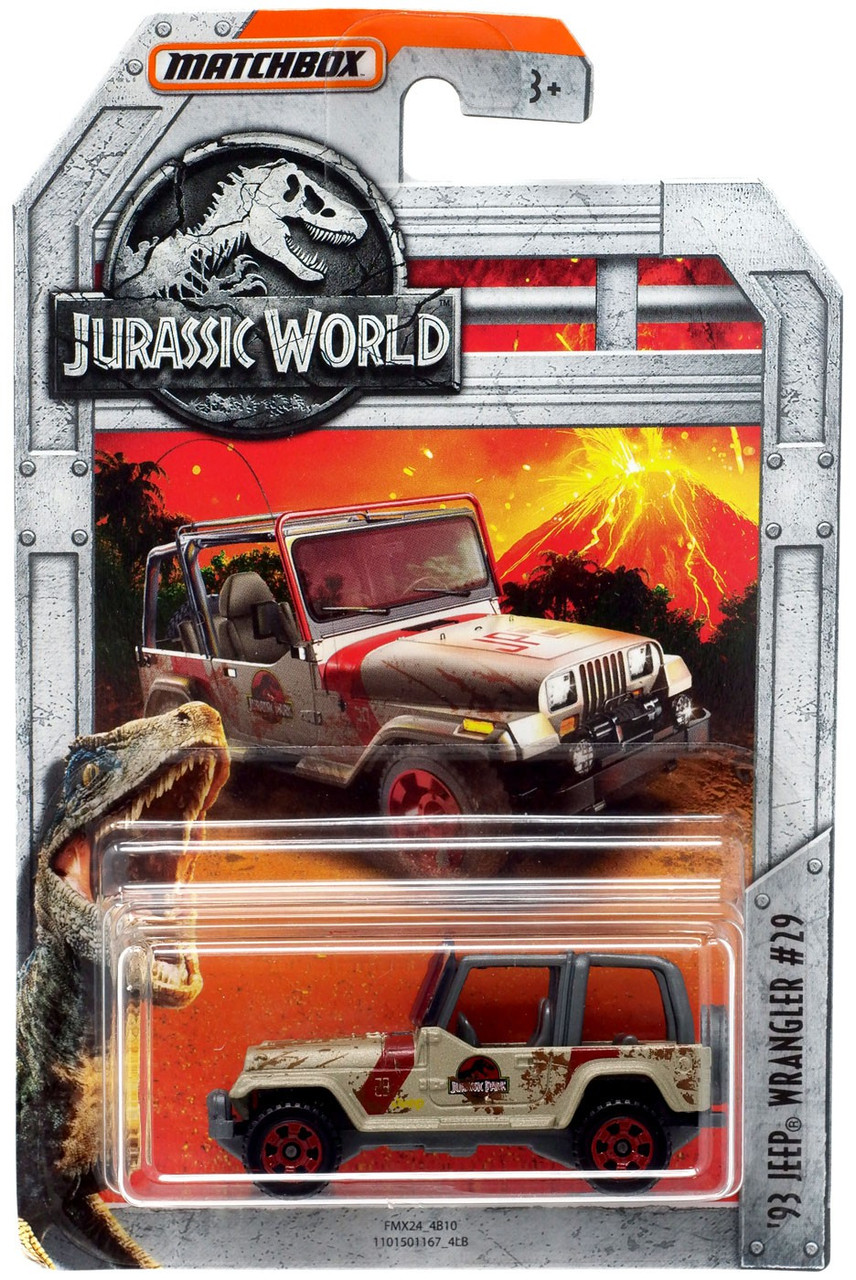 matchbox jurassic jeep