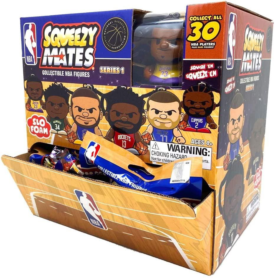 NBA Squeezy Mates Series 1 Squeezy Mates Mystery Box 24 Packs Party