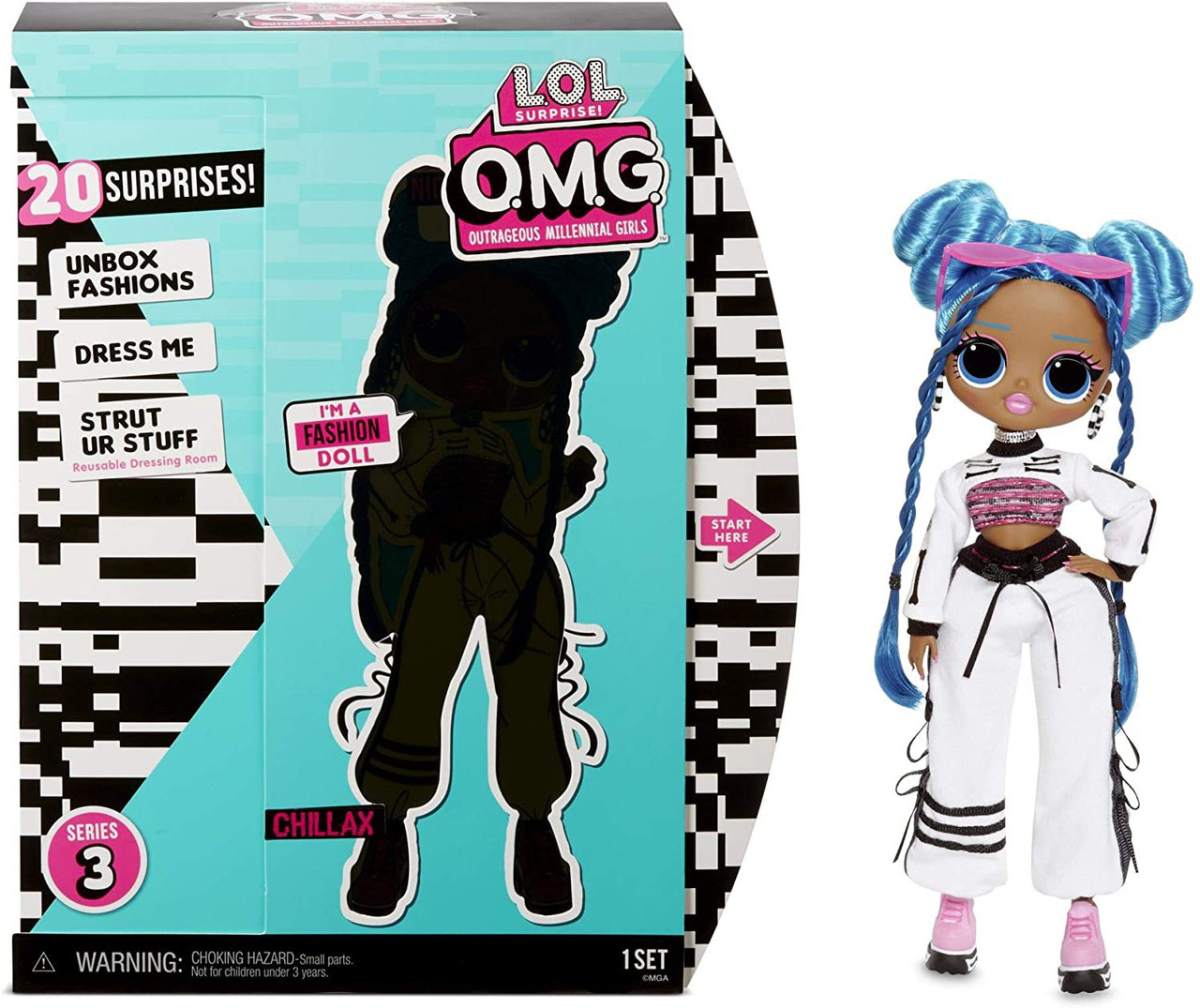 LOL Surprise OMG Series 3 Chillax Fashion Doll MGA Entertainment - ToyWiz