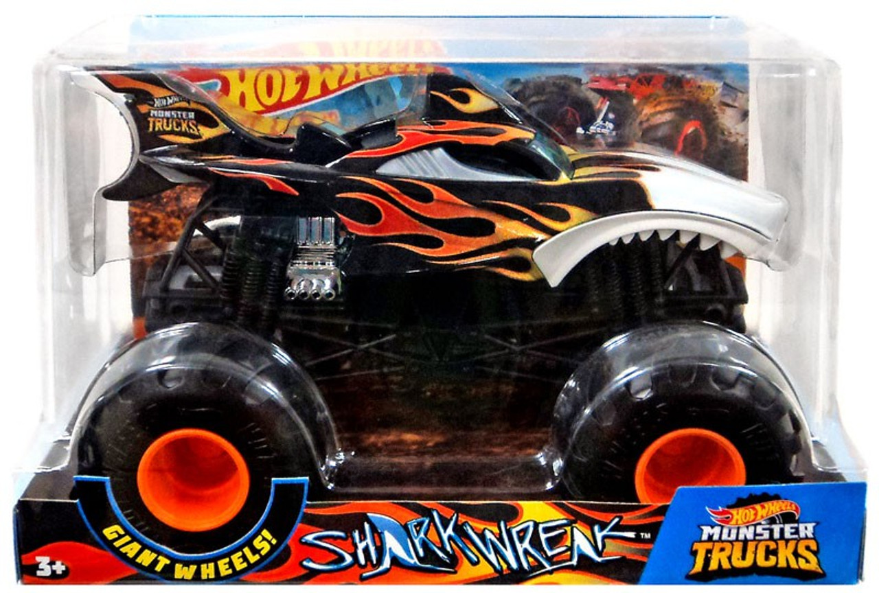 monster truck shark hot wheels