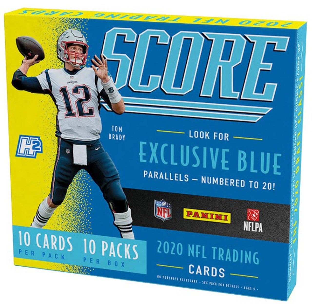 NFL Panini 2020 Score Football Trading Card HYBRID HOBBY Box 10 Packs