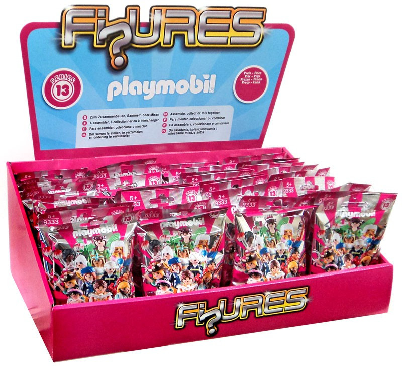 Playmobil Figures Series 13 Pink Mystery Box 48 Packs - ToyWiz