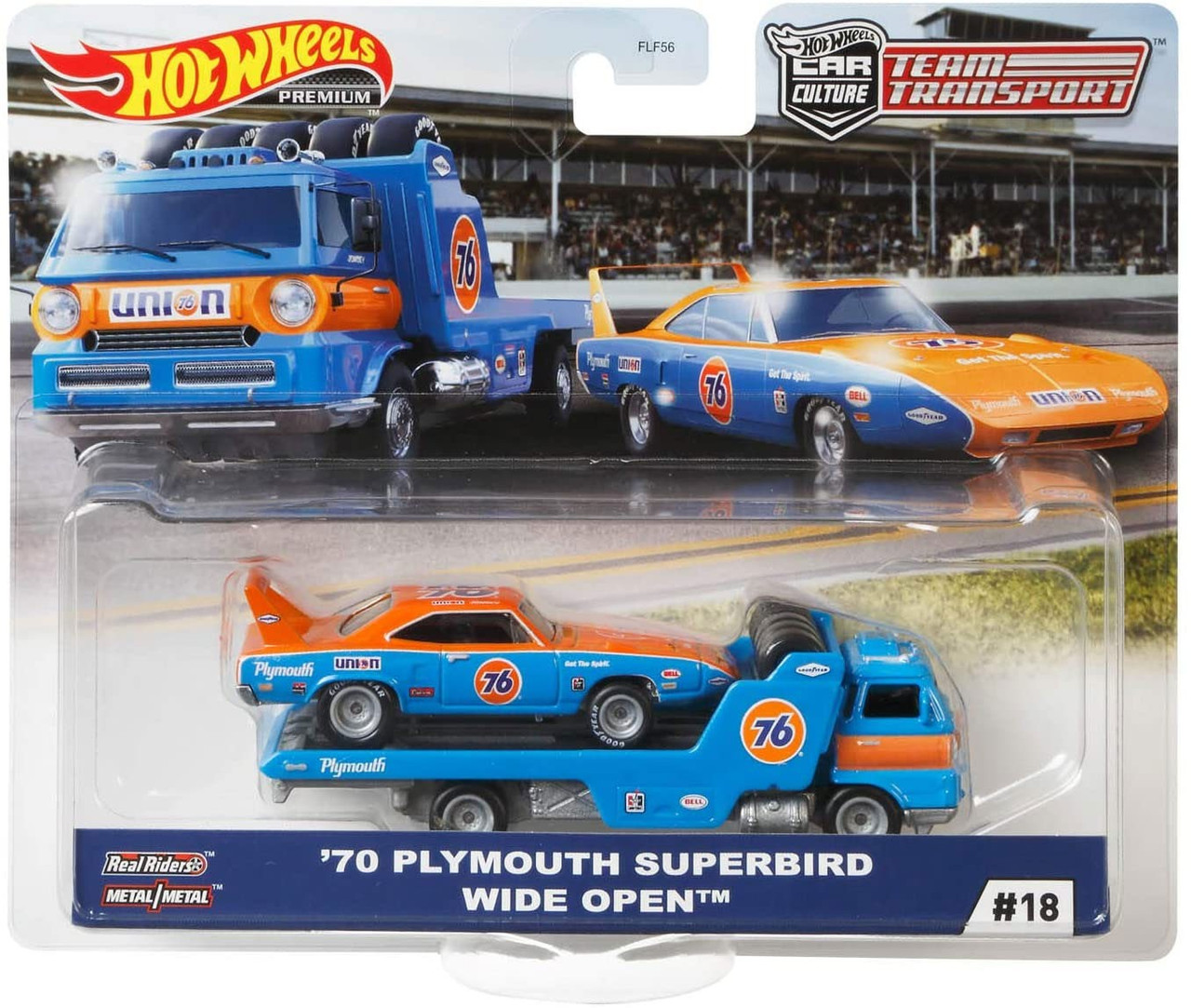 Hot Wheels Car Culture Team Transport 70 Plymouth Superbird Wide