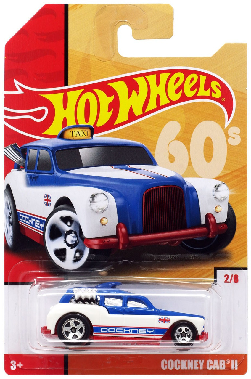 Hot Wheels Throwback Cockney Cab Ii 164 Diecast Car 28 60s Mattel
