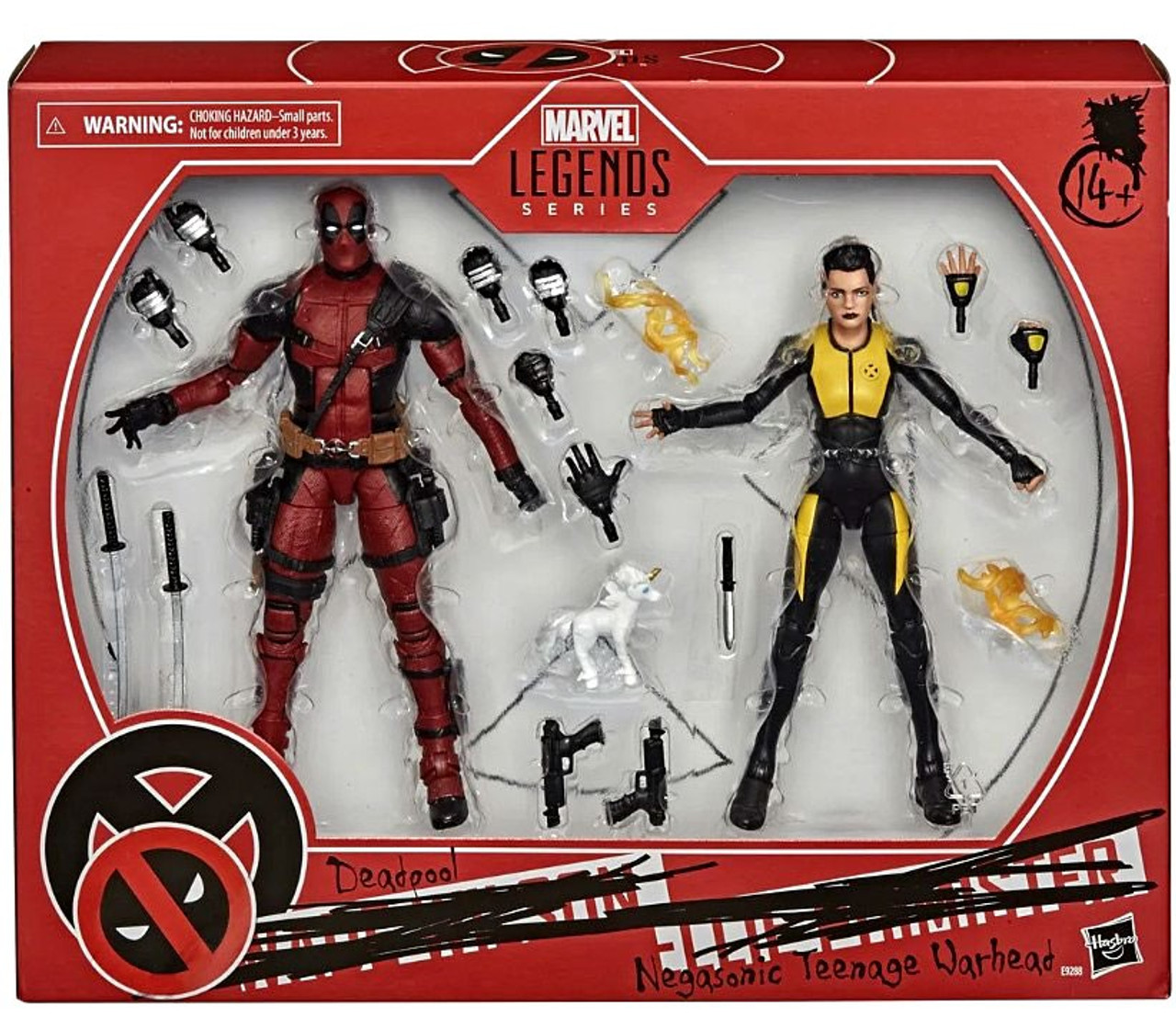 4'' Marvel Universe X-Men New Gift Loose Grey Deadpool Action Figure Toy 