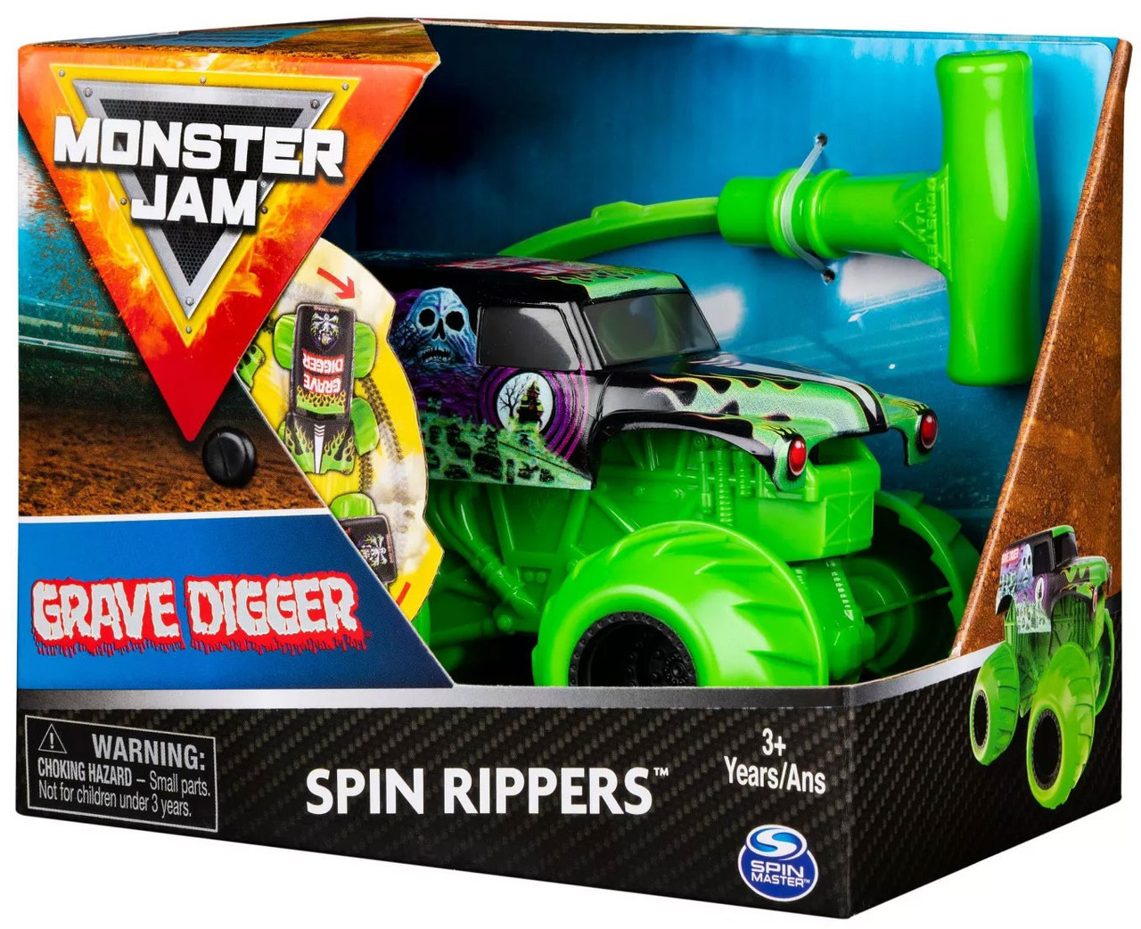 spin master grave digger parts