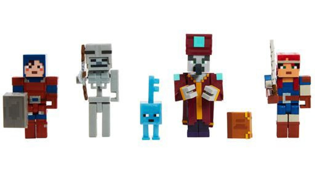 Minecraft Dungeons Desert Temple Battle Pack 3.25 Action Figure 4-Pack ...