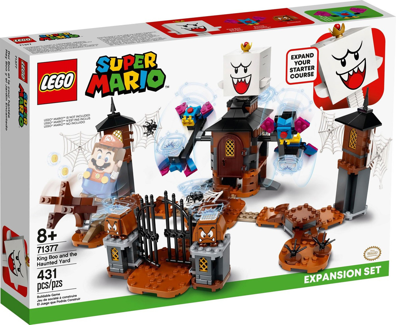 Lego Super Mario King Boo And The Haunted Yard Exclusive Expansion Set 71377 Toywiz - bowser expansion roblox