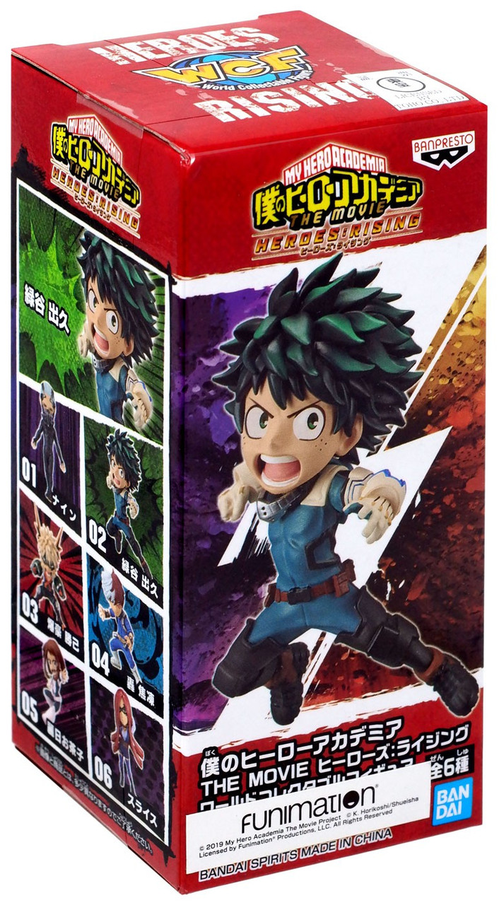 My Hero Academia The Movie Heroes Rising Wcf World Collectible Figure Izuku Midoriya 2 8 Pvc Banpresto Toywiz - my hero rising roblox