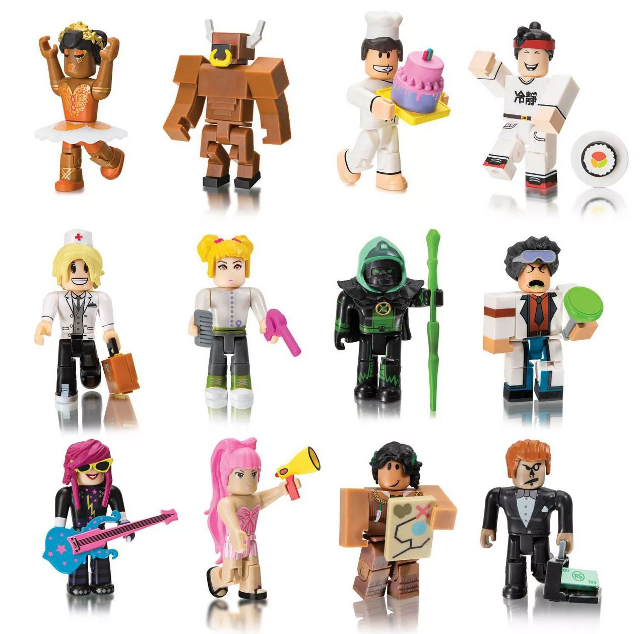 Roblox Series 3 Celebrity Collection Exclusive 3 Action Figure 12 Pack Inset1 