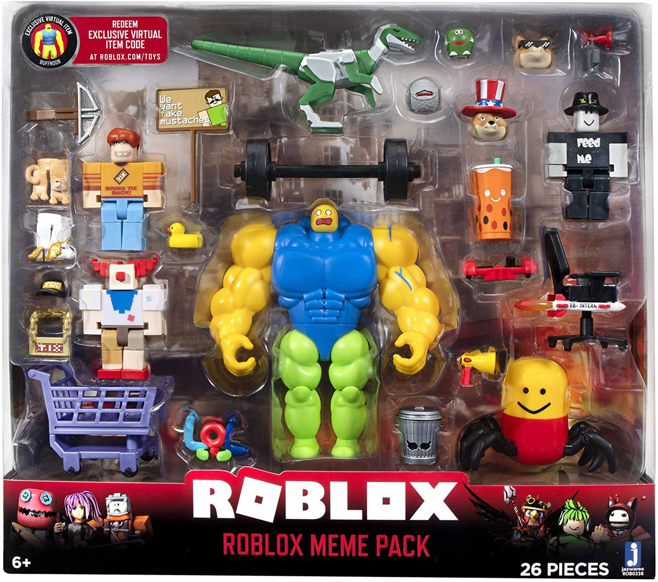 Roblox Action Collection Meme Pack Playset Jazwares Toywiz - roblox toys disco madness