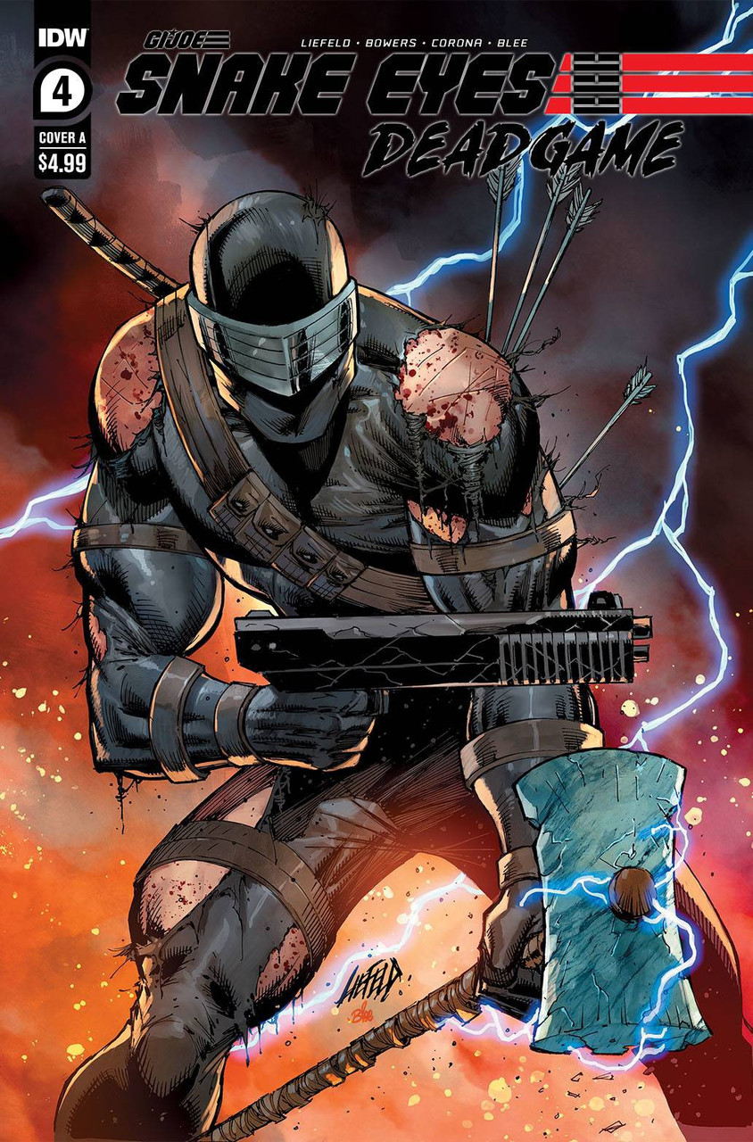 Idw Publishing Snake Eyes Deadgame Comic Book 4 Cover A Toywiz - roblox blue snake eyes promo code roblox zone