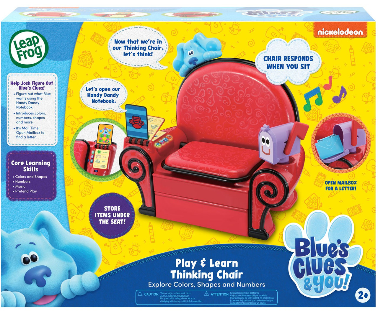 Leapfrog Blues Clues You Play Learn Thinking Chair Playset Toywiz