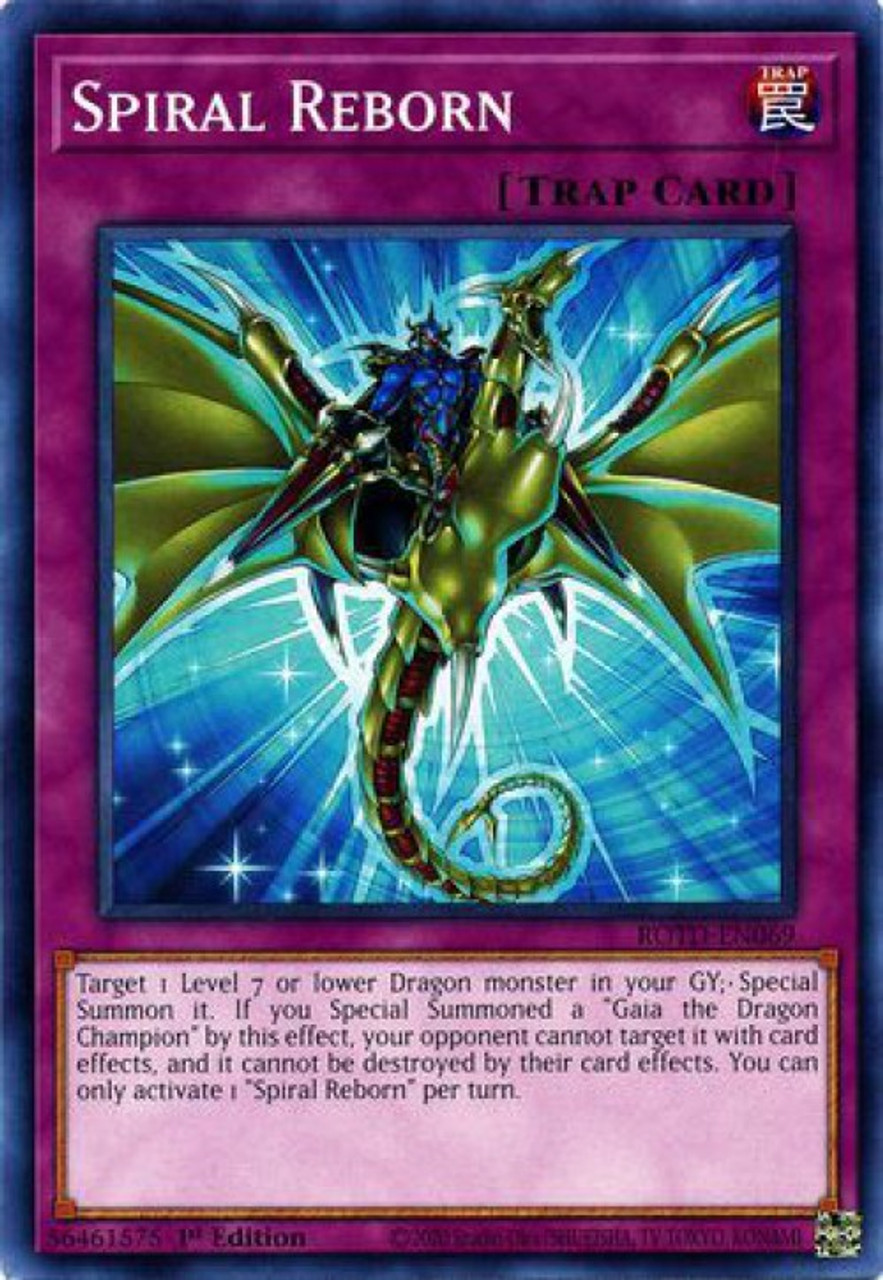 Yugioh Rise Of The Duelist Single Card Common Spiral Reborn Rotd En069 Toywiz - jaws reborn roblox