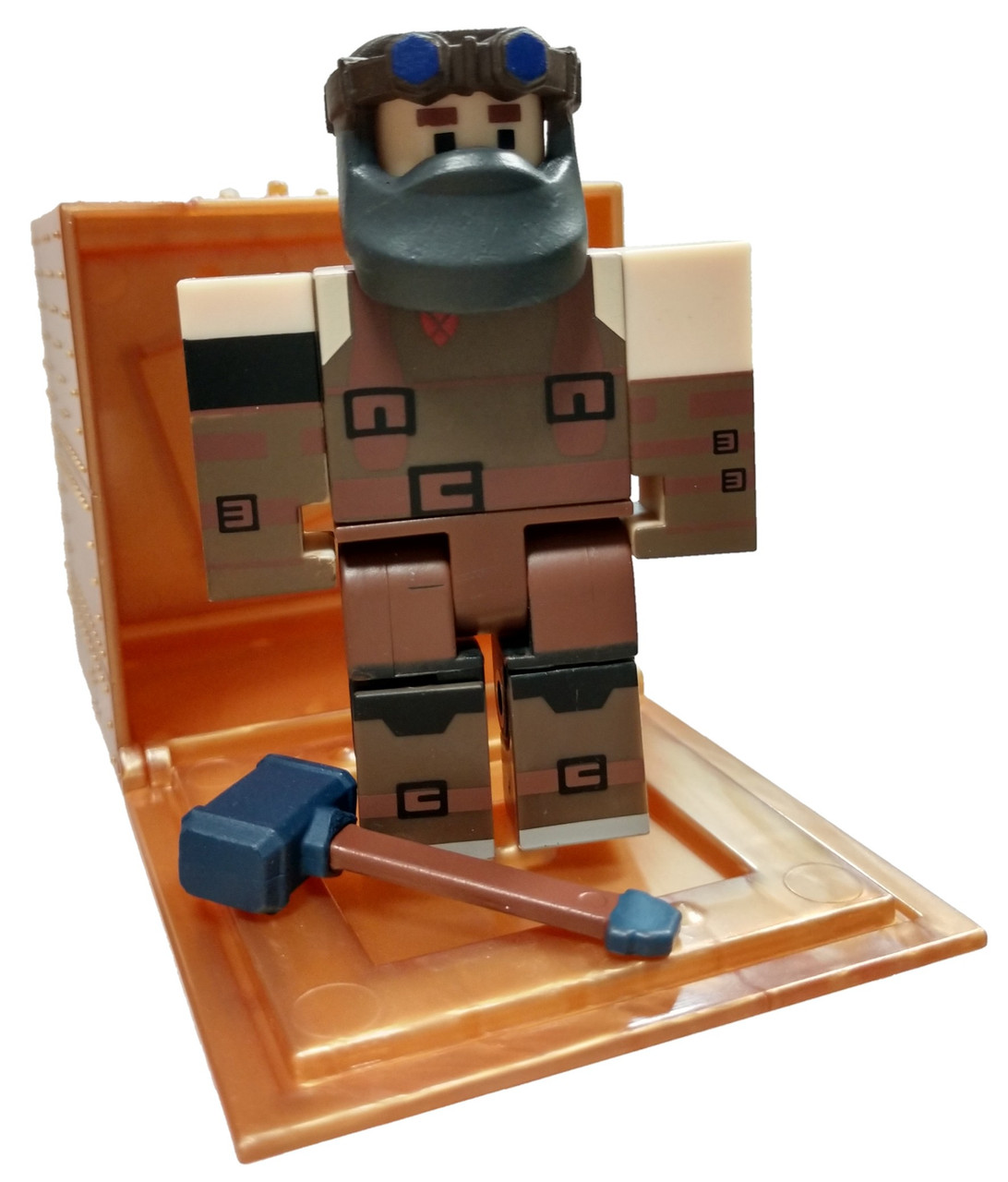 Roblox Series 8 Vesteria Blacksmith 3 Mini Figure With Cube And Online Code Loose Jazwares Toywiz - roblox how to use hammer in redwood prison