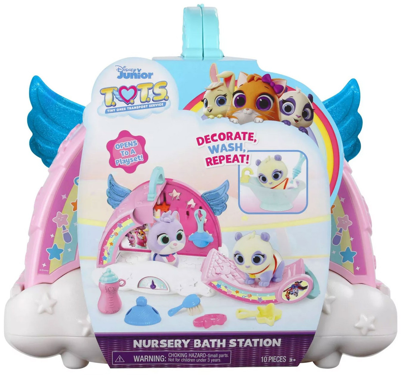 campagne Converteren oud Disney Junior TOTS Tiny Ones Transport Service Nursery Bath Station  Exclusive Playset Just Play - ToyWiz