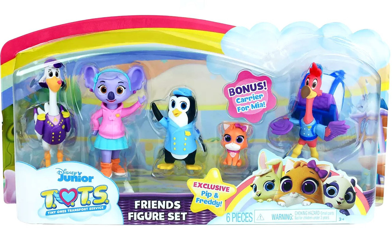 Disney Junior TOTS Tiny Ones Transport Service Friends 5-Figure