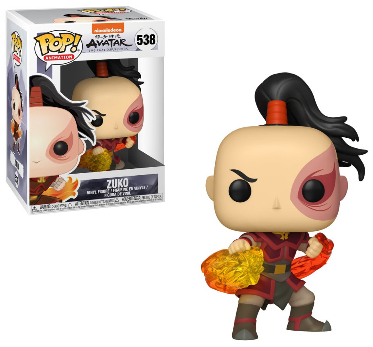 Funko Avatar The Last Airbender Pop Animation Zuko Vinyl Figure 538 Regular Version Damaged Package Toywiz - roblox avatar the last airbender quests