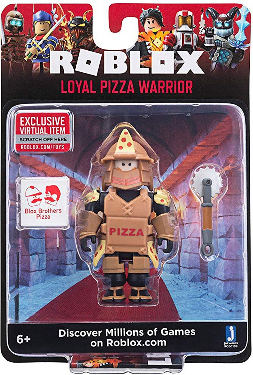 Roblox Loyal Pizza Warrior 3 Action Figure Loose Jazwares Toywiz - roblox action figures loose on sale at toywiz com