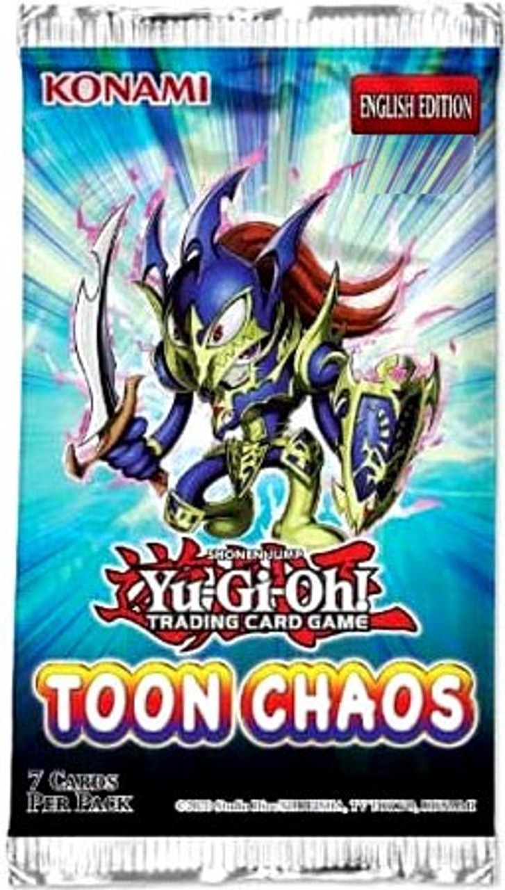 Yugioh Trading Card Game Toon Chaos Unlimited Booster Pack Konami Toywiz - roblox trading unlimited items
