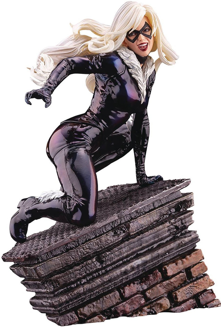 Marvel Universe Artfx Black Cat Fine Art Statue Kotobukiya Toywiz - bewitching cat roblox