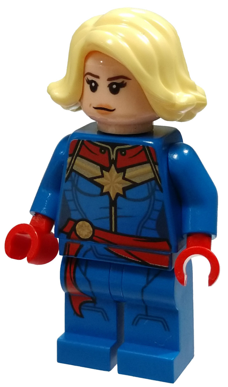 captain marvel lego minifigure