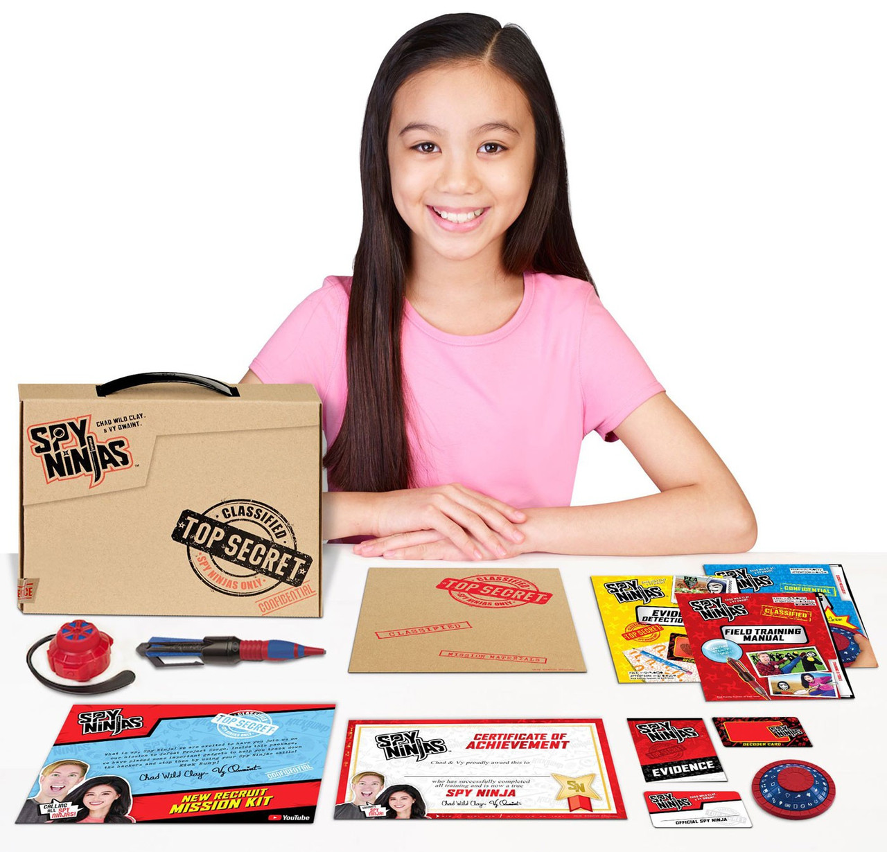 spy ninja backpack secret message