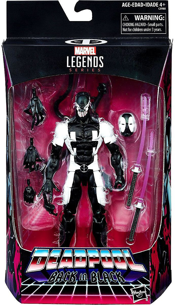 Marvel Marvel Legends Deadpool Exclusive 6 Action Figure Back In Black Damaged Package Hasbro Toys Toywiz
