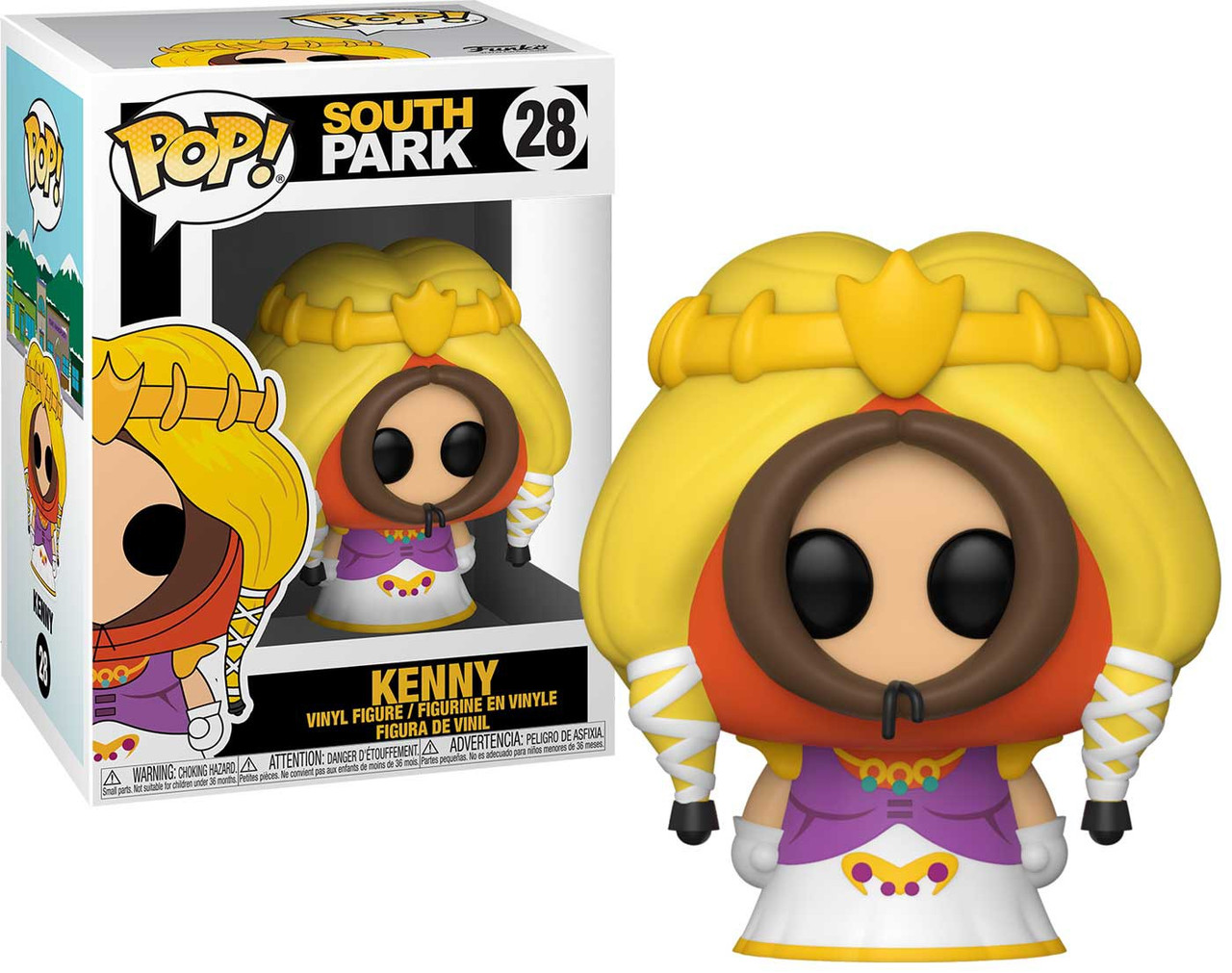 Funko South Park POP Animation Kenny Vinyl Figure 28 Princess - ToyWiz