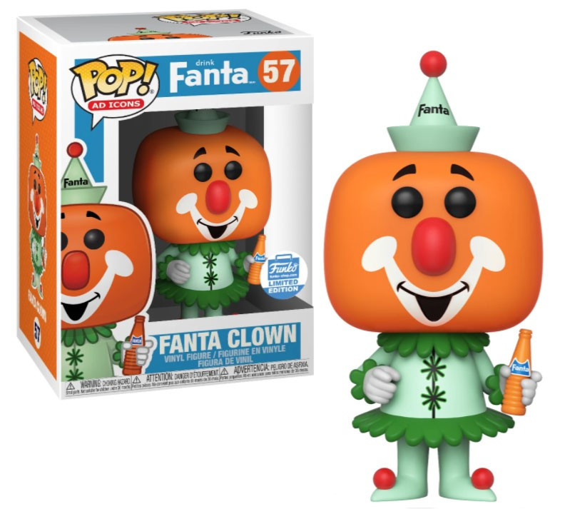 Funko Fanta POP Ad Icons Fanta Clown Exclusive Vinyl Figure 57