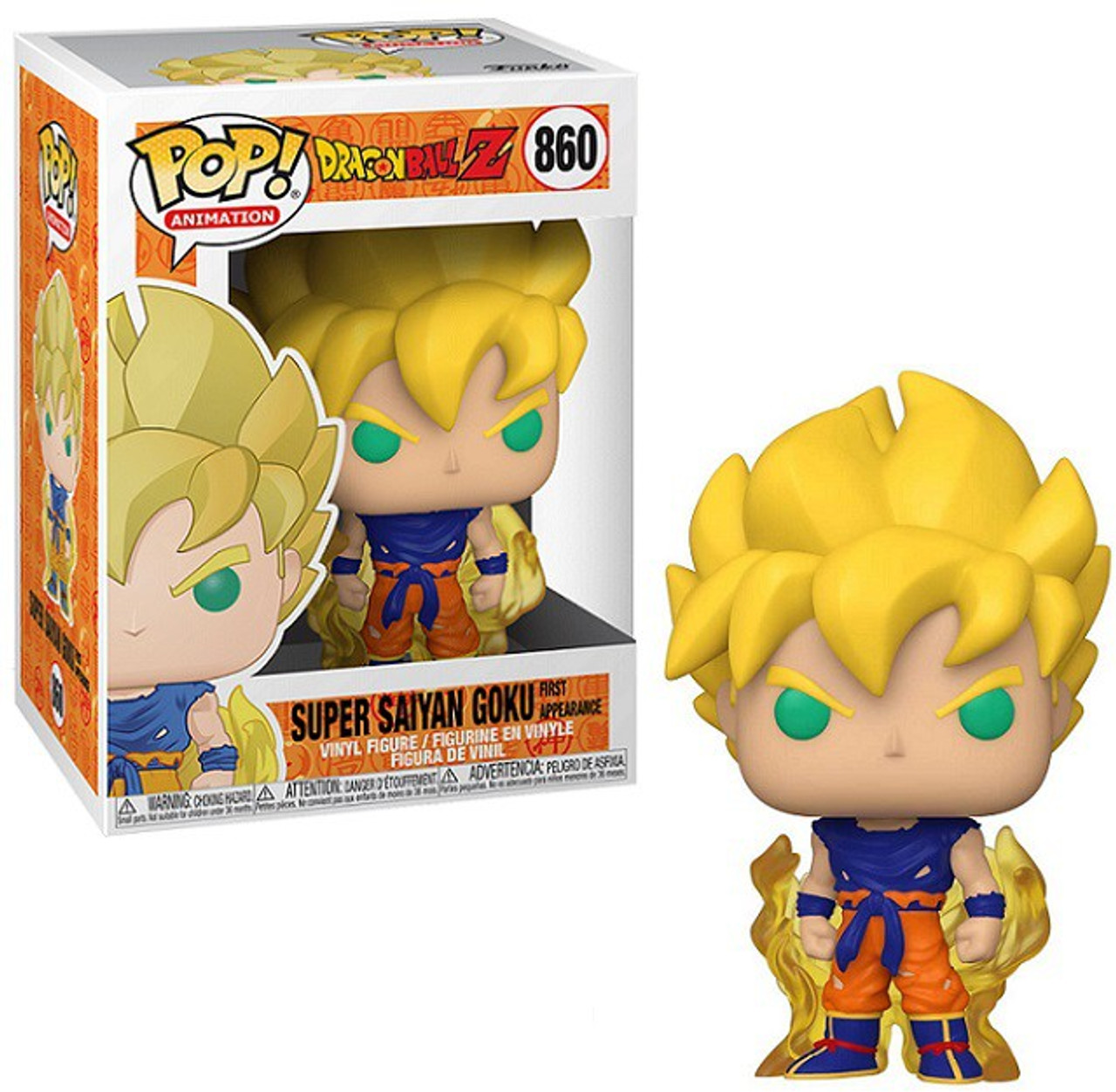 Funko Dragon Ball Z Pop Animation Ss Goku Vinyl Figure First Appearance Toywiz - goku starter character roblox