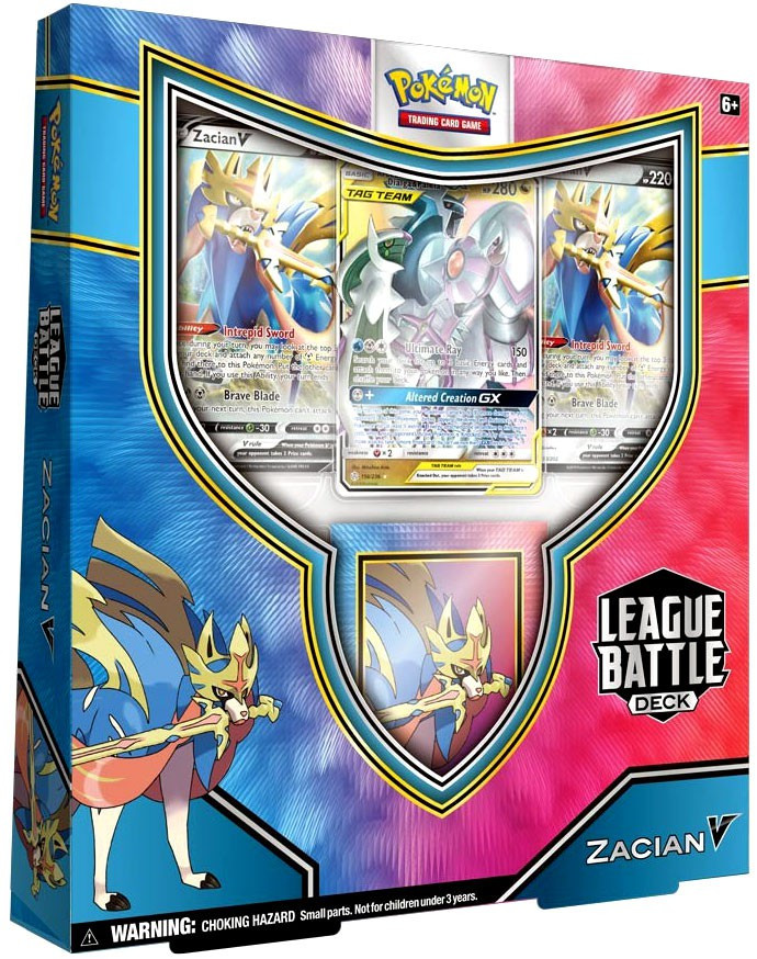 Pokemon Trading Card Game Zacian V Battle League Deck Pokemon Usa Toywiz