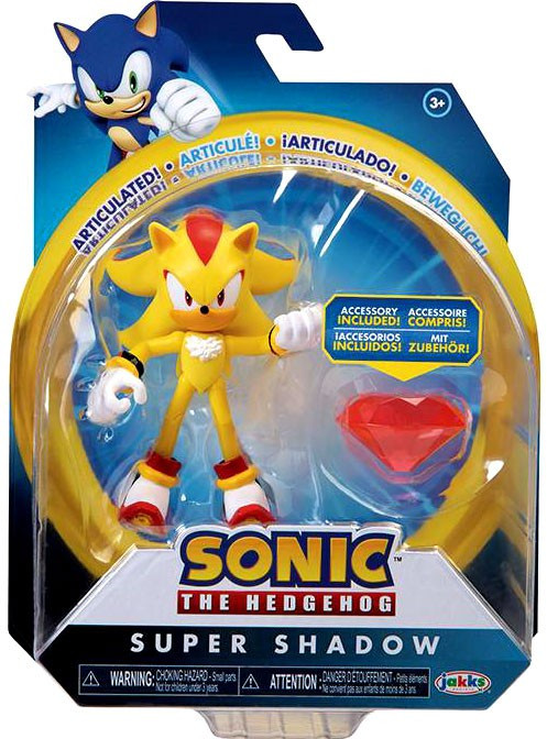 Sonic The Hedgehog Basic Wave 4 Super Shadow 4 Action Figure