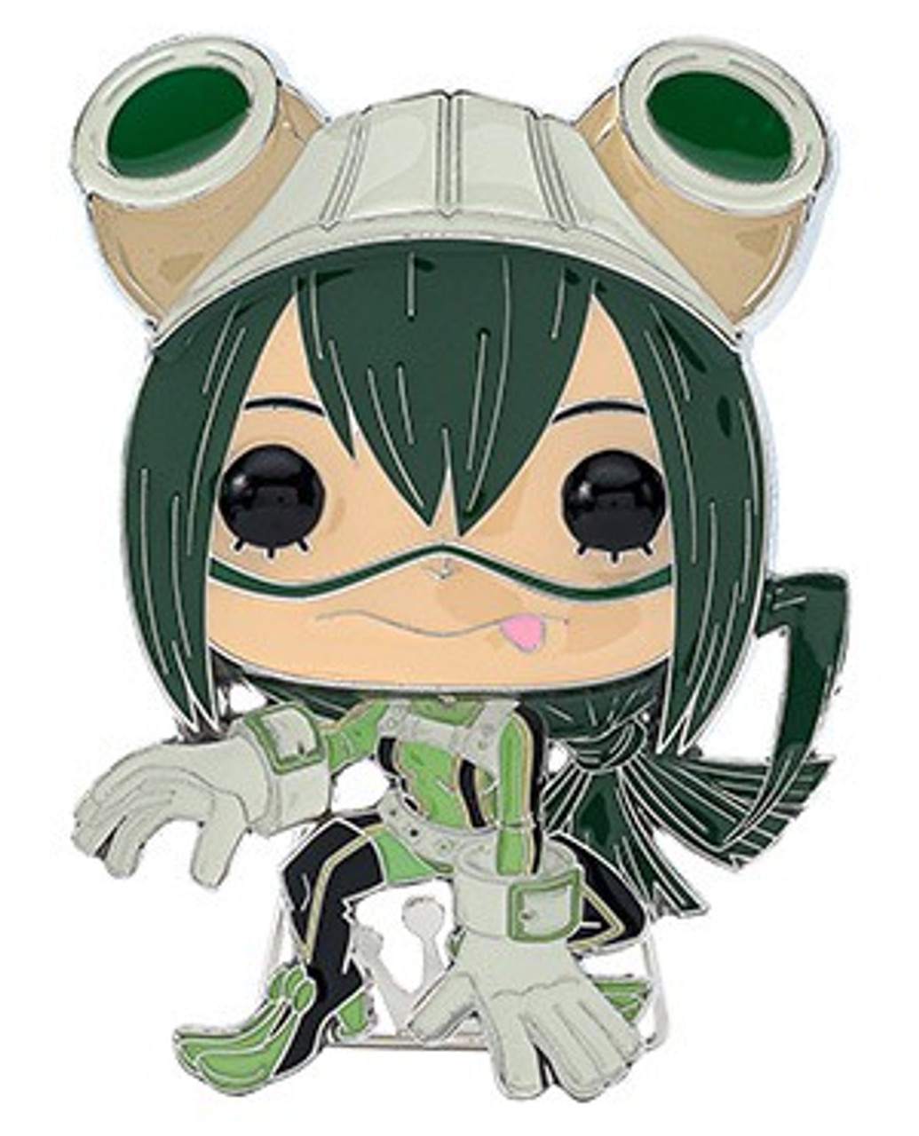 Funko My Hero Academia Pop Pins Tsuyu Asui Large Enamel Pin Toywiz - boku no hero academia tsuyu asui roblox