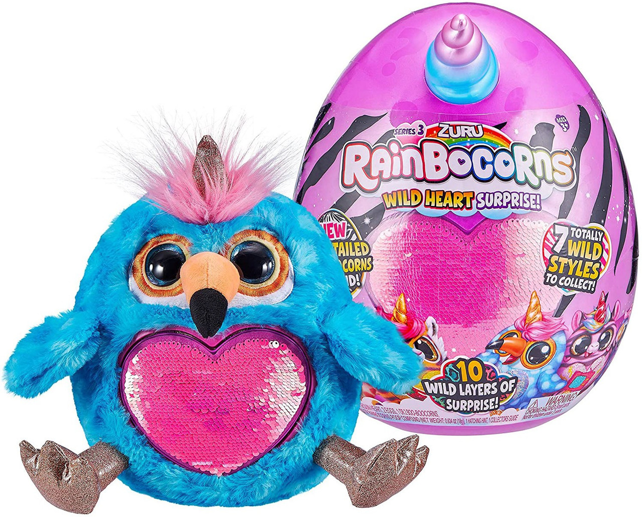 Rainbocorns Series 3 Wild Heart Toucan Surprise Mystery Egg Plush Zuru Toys Toywiz - primal heroes egg roblox