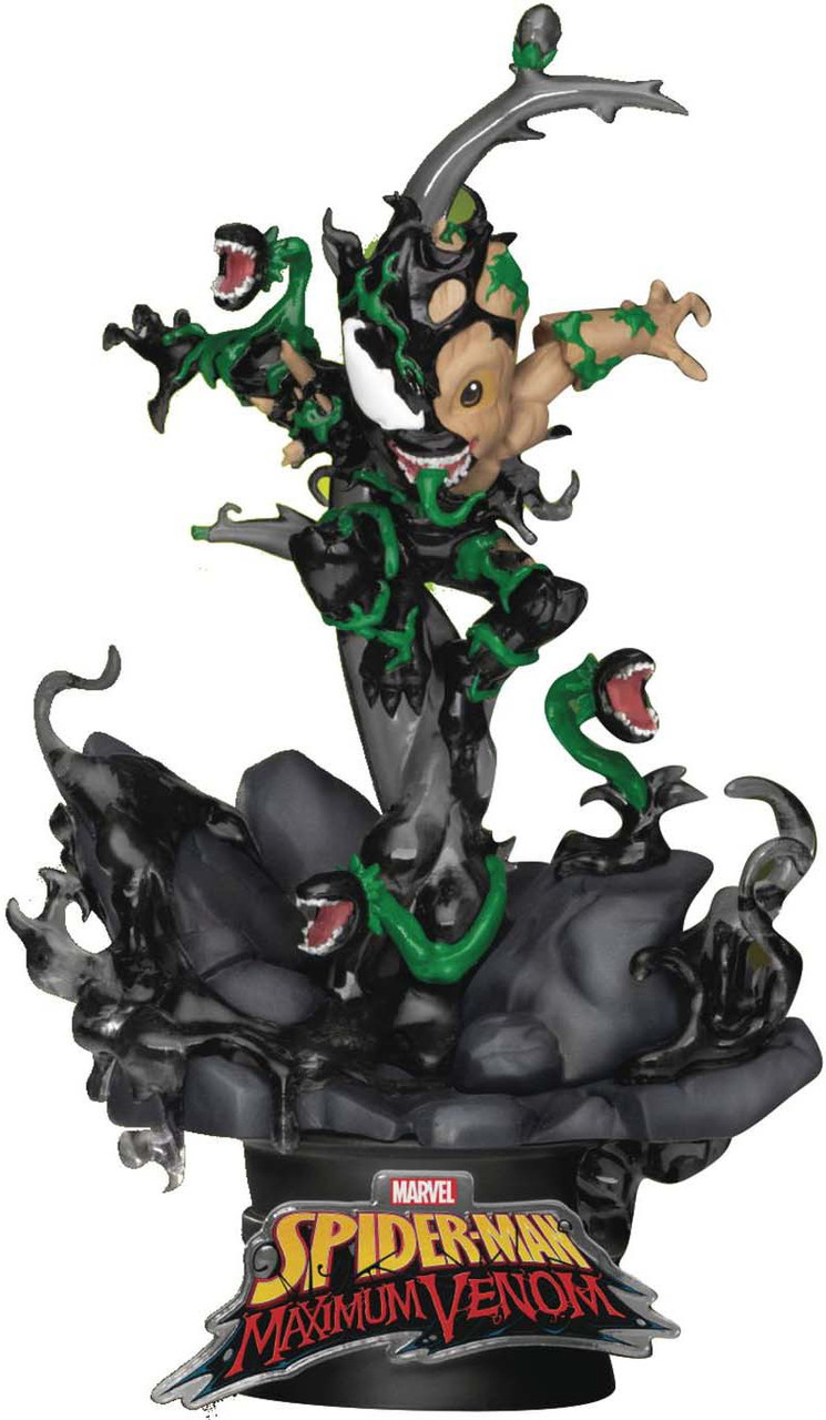 Marvel Maximum Venom D Stage Little Groot 6 Statue Ds 068 Beast Kingdom Toywiz - venom roblox avatar